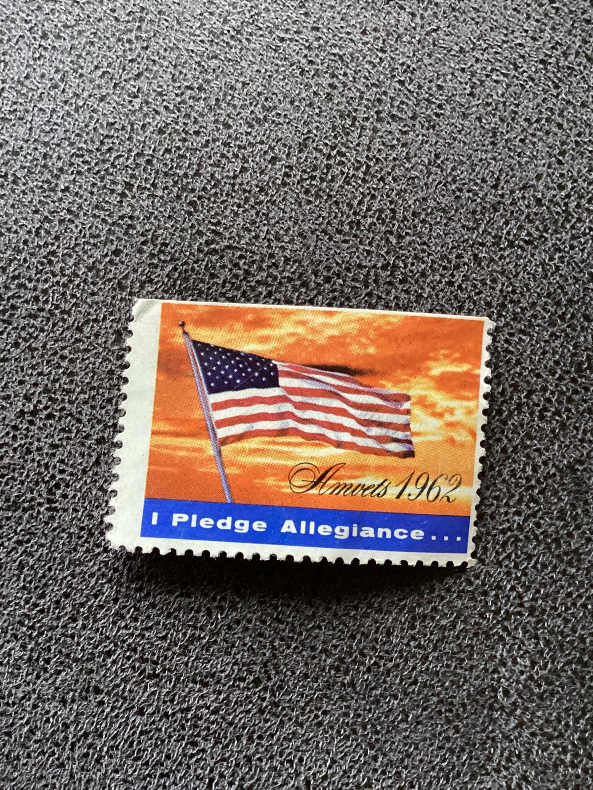 Amerikaanse postzegel Amvets 1962 - I Pledge Allegiance, Ophalen of Verzenden