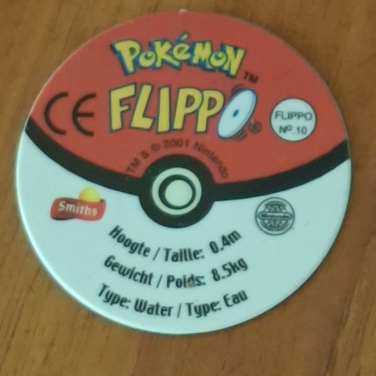 Pokémon Flippo Wooper Axoloto #194 - Smiths CE Flippo, Verzamelen, Ophalen of Verzenden, Losse flippo's