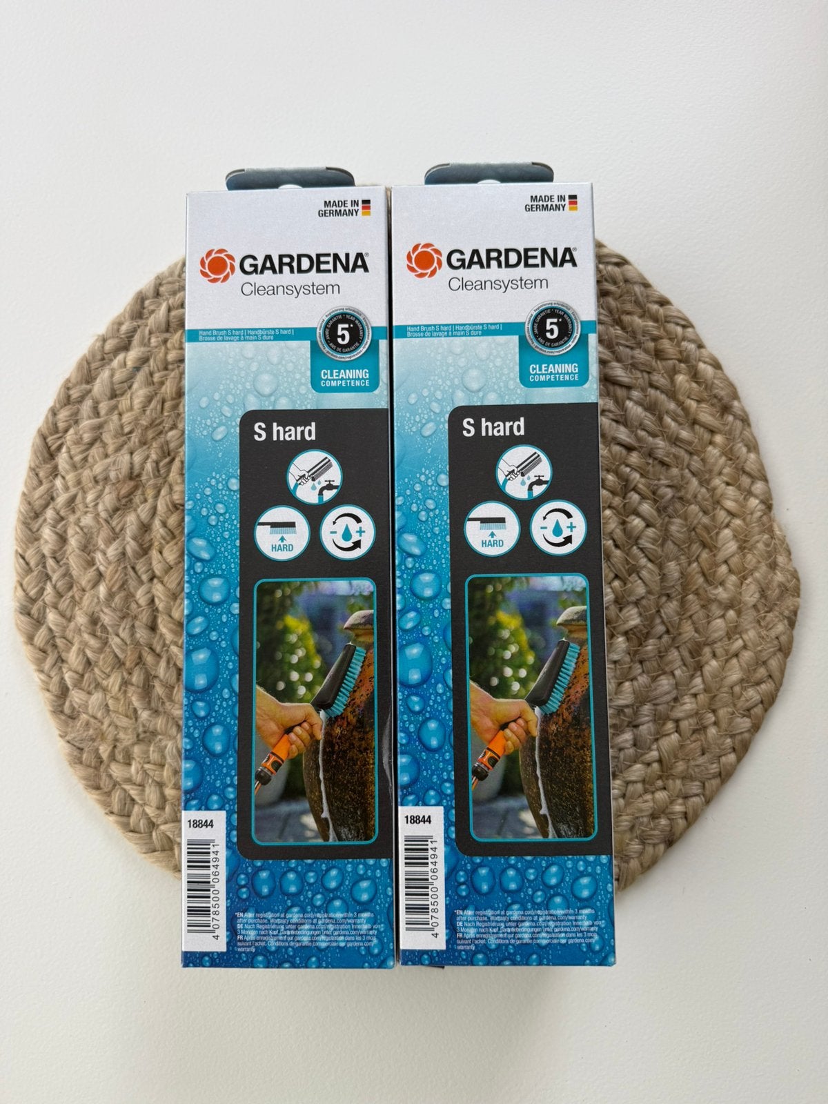2x Nieuw Gardena Cleansystem S hard borstel, Ophalen of Verzenden, Nieuw, Tuinslangkoppeling