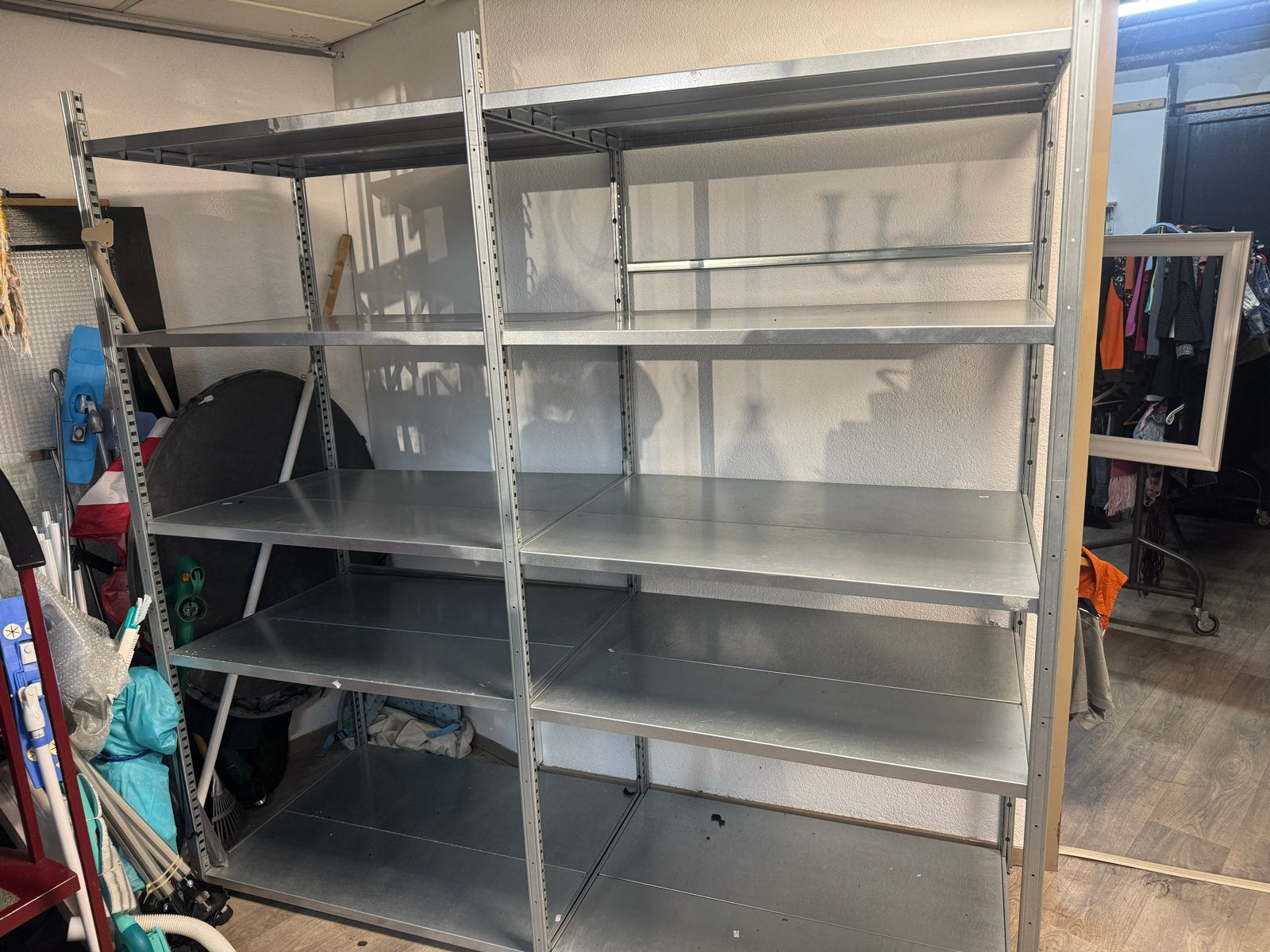 Stevige metalen stellingkast - 2.01m x 2.00m x 0.70m, Ophalen, Gebruikt, K, K