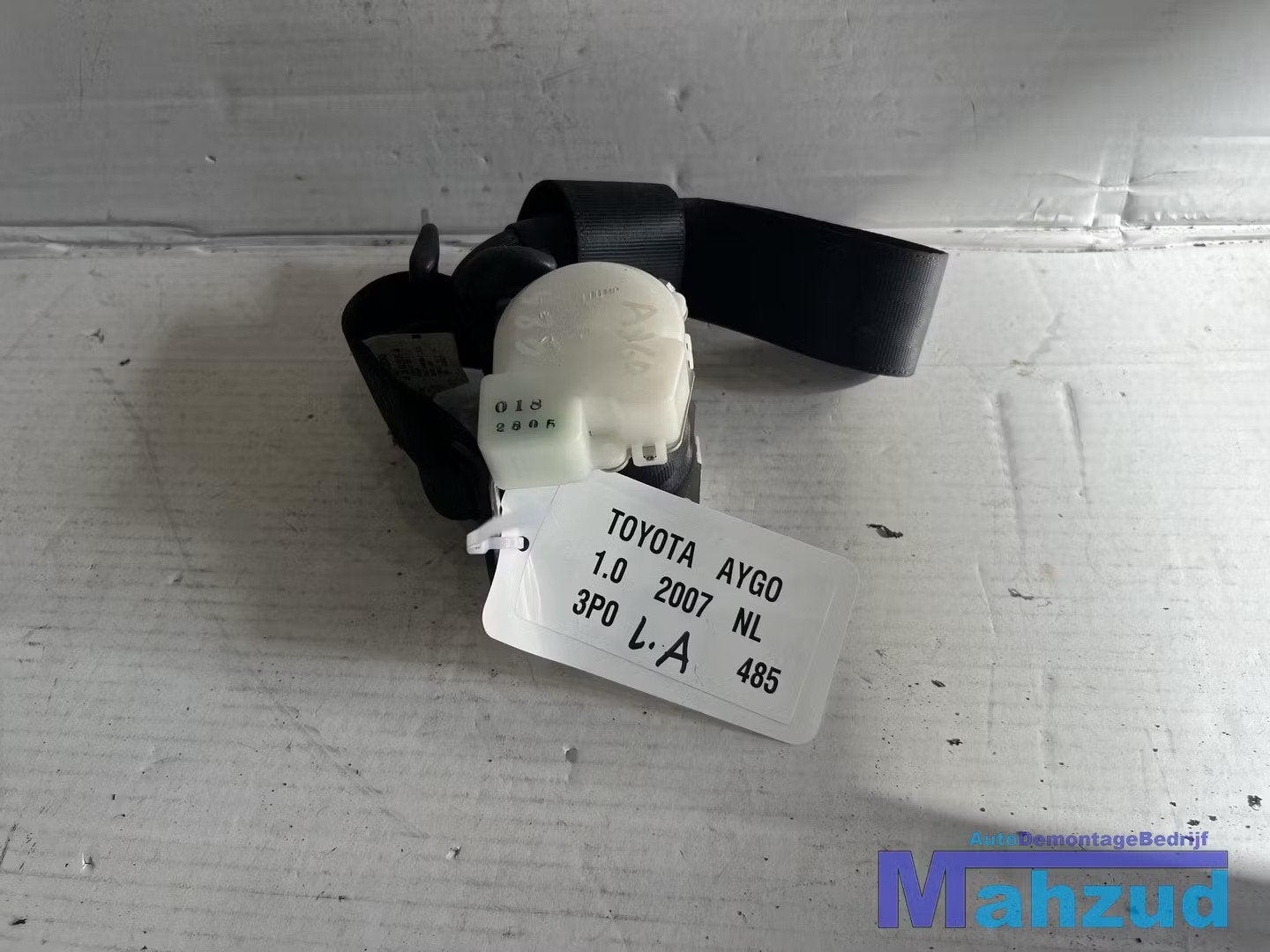 TOYOTA AYGO links achter gordel (5 deurs) 2005-2014, Info@toyota.co.jp, Gebruikt, Toyota Motor Corporation, Toyota