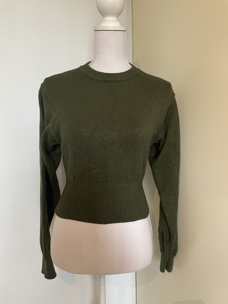 Khaki groen trui Zara, Zara, Nieuw, Ophalen of Verzenden, Maat 36 (S)