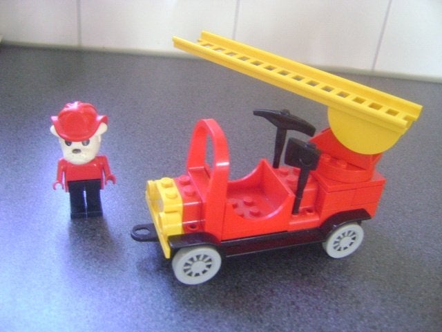 vintage fabuland brandweer auto 3638, Ophalen of Verzenden, Zo goed als nieuw, Compleet