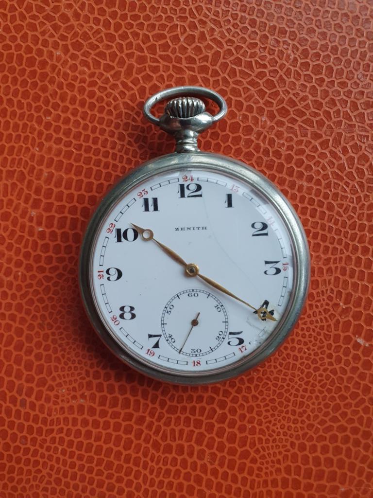 Zenith zakhorloge 1913 Grand Prix Paris 1900, Antiek en Kunst, Antiek | Klokken, Ophalen of Verzenden