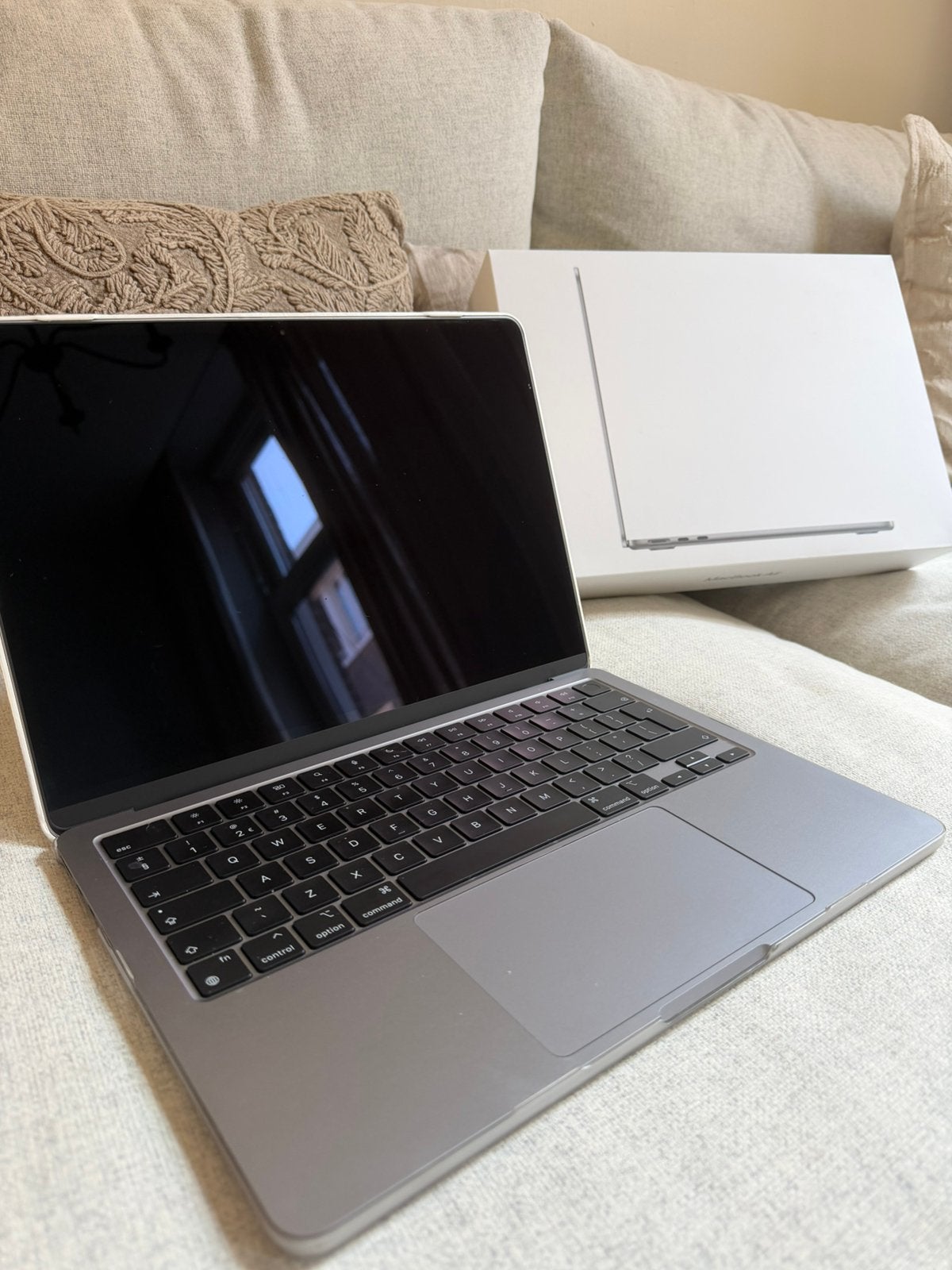 Apple Macbook Air (2022) Apple M2 8GB/256GB (INCL BON 2024), Ophalen, 256 GB, Qwerty, 8 GB