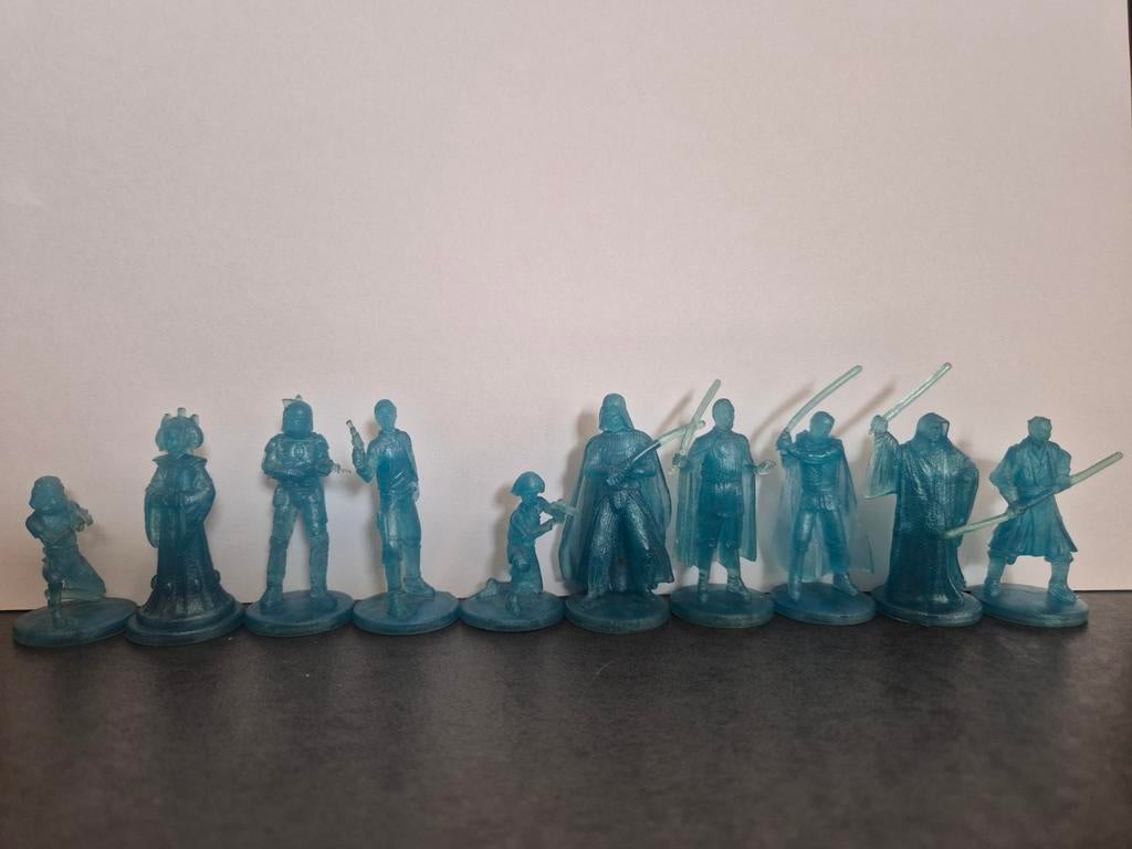 Star Wars hologrammen set van 10, Ophalen of Verzenden, Nieuw
