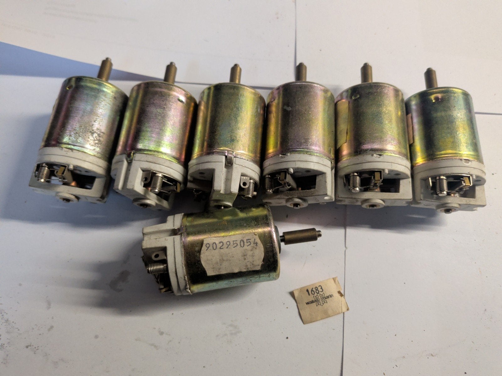 Set van 7 DC motoren - 90295054, Ophalen of Verzenden