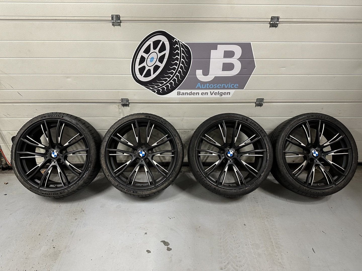 20inch Originele BMW 624M Style Breedset Velgen ZGN Michelin, Gebruikt, -, -, Banden en Velgen