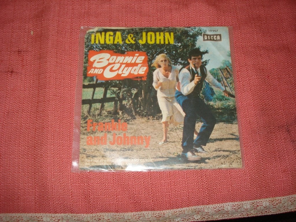 Inca & John: Bonnie and Clyde / Frankie and Johnny, Gebruikt, 7 inch, Single, Pop