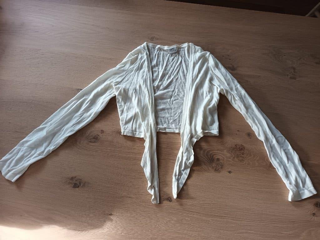 Bolero esprit maat L creme witte cremewit wit kort vestje, Kleding | Dames, Wit, Maat 42/44 (L), Ophalen of Verzenden, Zo goed als nieuw