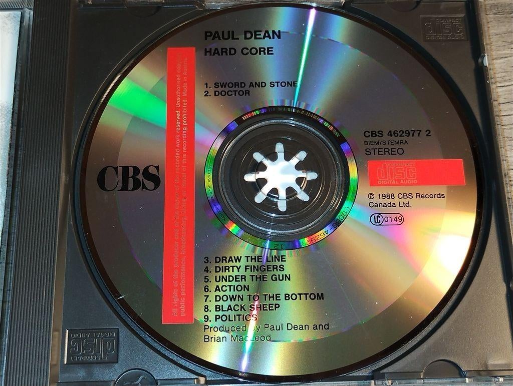 Paul Dean ‎- Hard Core, Ophalen of Verzenden, Zo goed als nieuw