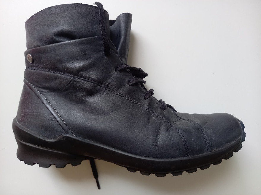 WOLKY pracht donkerblauwe leren schoenen, maat 37, Wolky, Lage of Enkellaarzen, Zo goed als nieuw, Verzenden