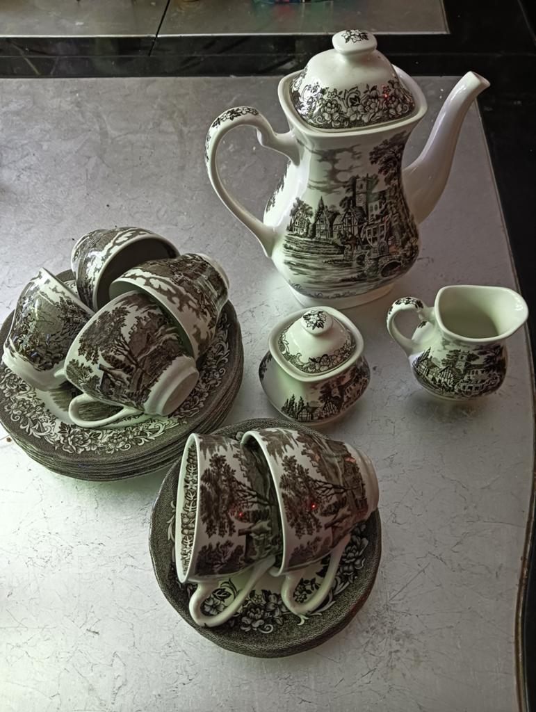J&G Meakin Stratford Stage Thee Set - 6 Delig, Antiek en Kunst, Ophalen of Verzenden