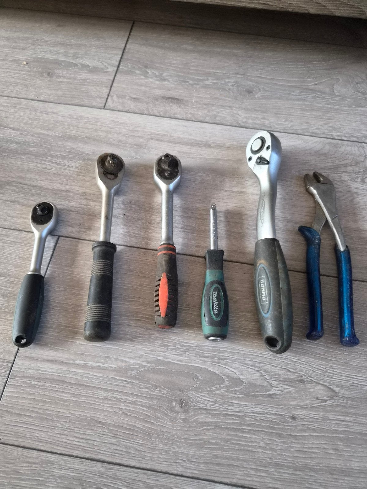 Diverse ratels en handgereedschap te koop, Ophalen, Gebruikt, Sleutel/ratel