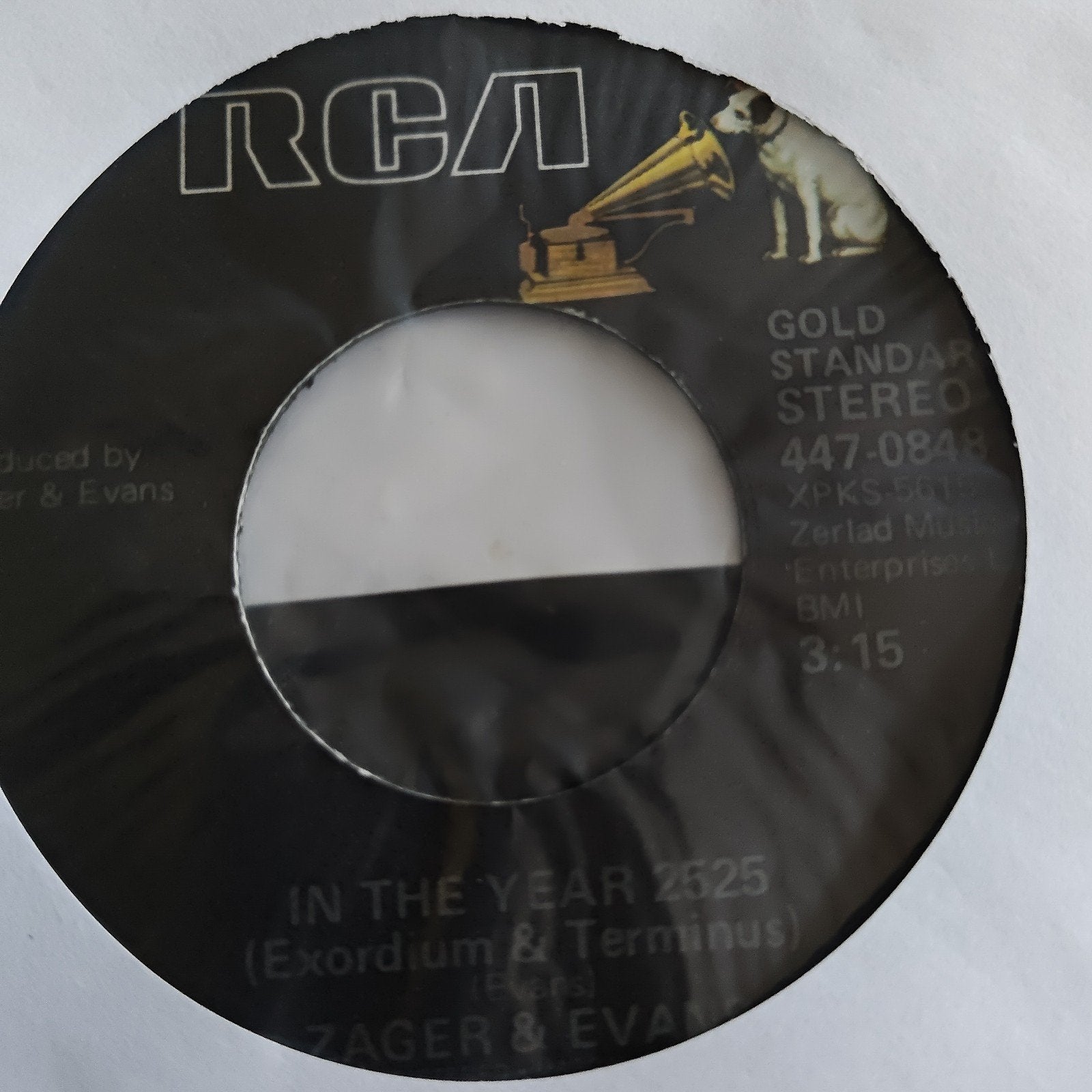 Zager & Evans - In The Year 2525 (RCA Gold Standard), Gebruikt, 7 inch, Ophalen of Verzenden, Pop