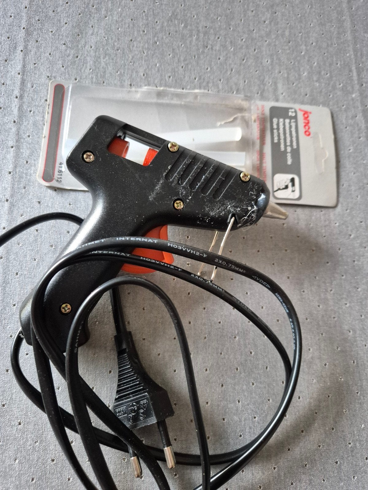 Lijmpistool voor knutselen, Zwart, Gebruikt, Gereedschap of Toebehoren, Ophalen of Verzenden