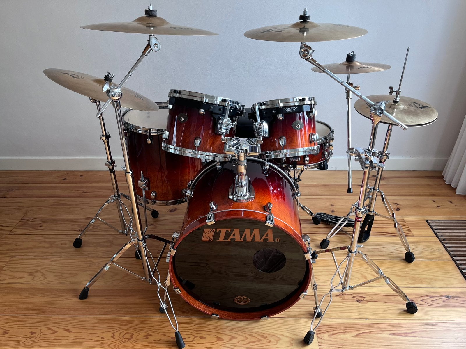 Tama Starclassic Performer | Japan 2005 shellset + hardware, Muziek en Instrumenten, Drumstellen en Slagwerk, Ophalen, Gebruikt