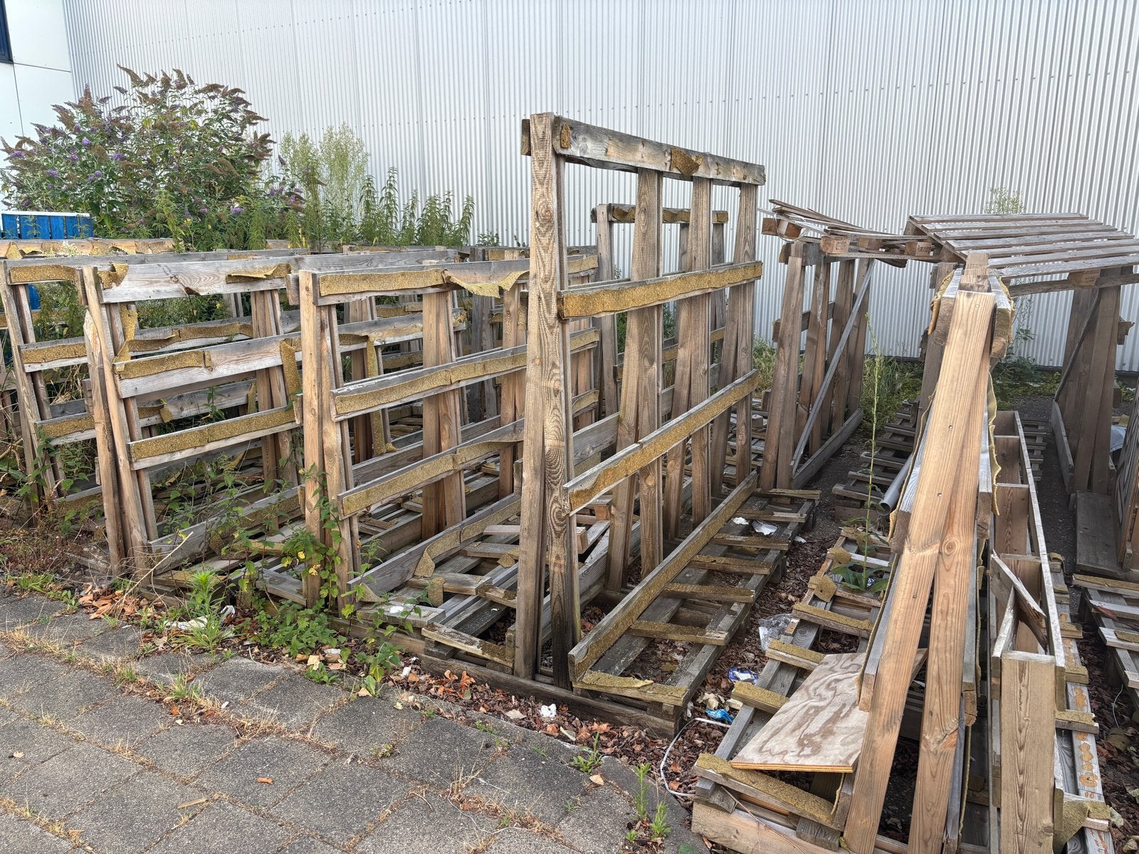 Gebruikte houten glasbokken - diverse maten, Ophalen, Gebruikt, Overige typen, 250 tot 300 cm