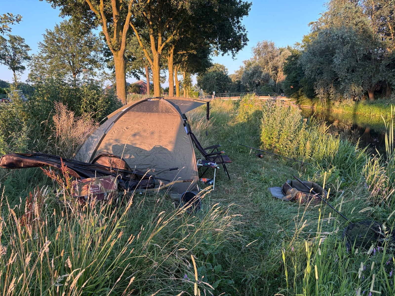 Karpertent / Bivvy met toebehoren, Ophalen, Gebruikt, Tot en met 2