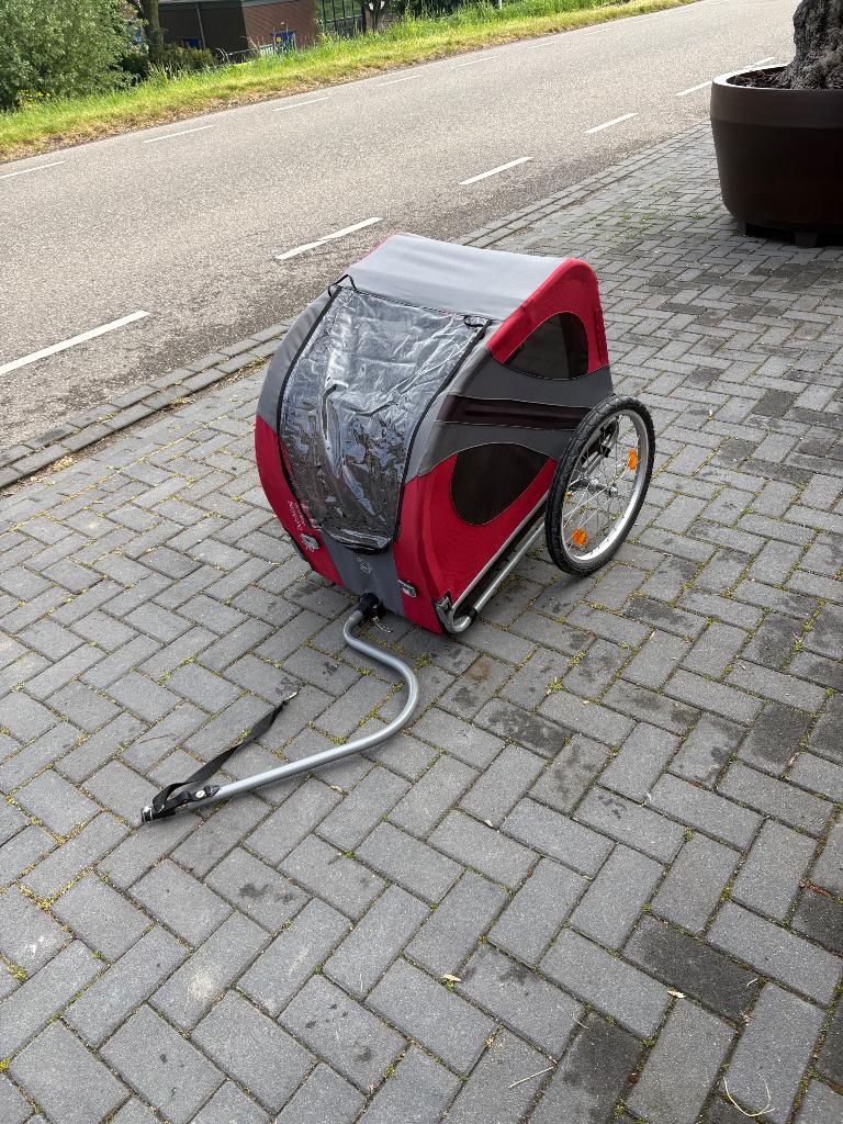 Doggy ride plus 2x bevestiging fiets, Fietsen en Brommers, Fietsaccessoires | Aanhangers en Karren, Ophalen, Gebruikt, Opvouwbaar