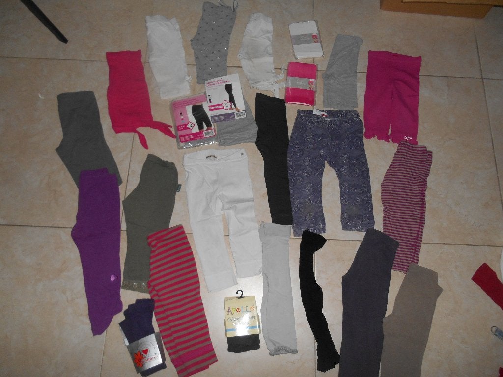 Partij leggings mailllot Van 86/92 tot 104/110, Ophalen of Verzenden, Zo goed als nieuw, Jongen of Meisje, Overige typen