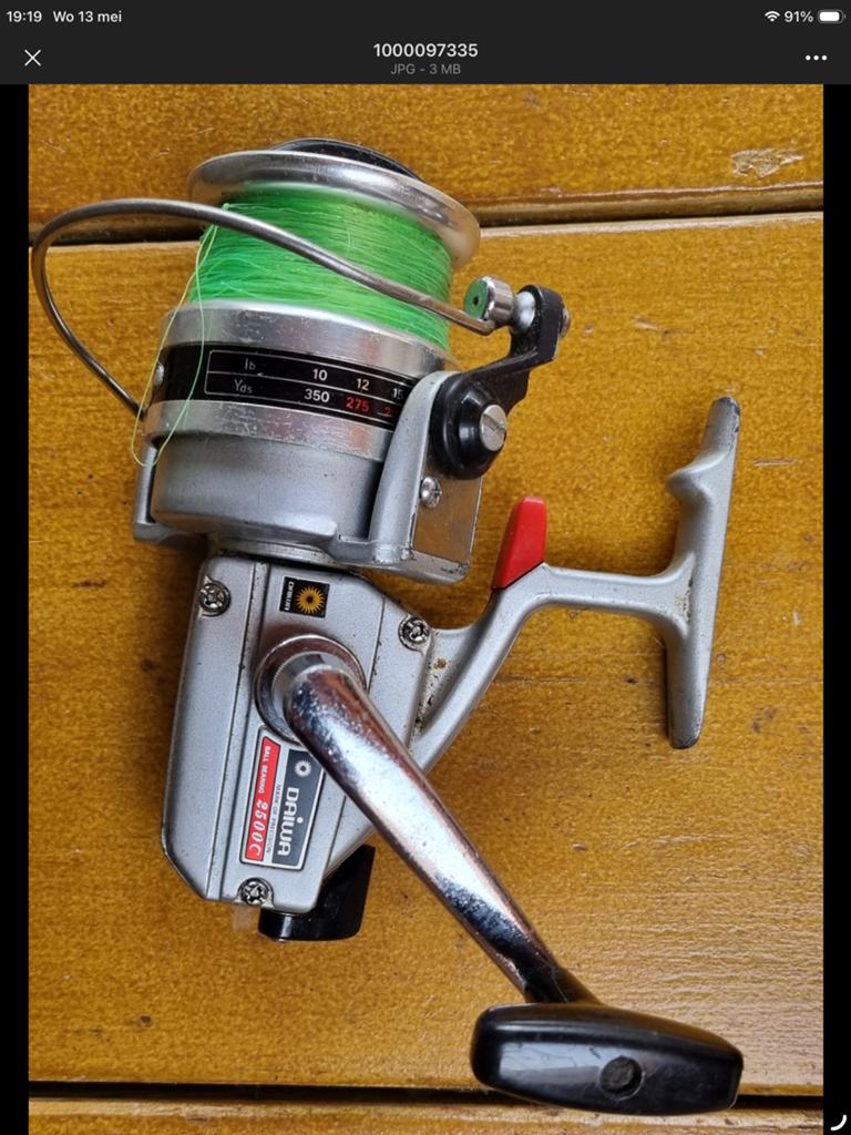 Daiwa 2500C Molen - Vintage, Ophalen of Verzenden, Gebruikt, Molen