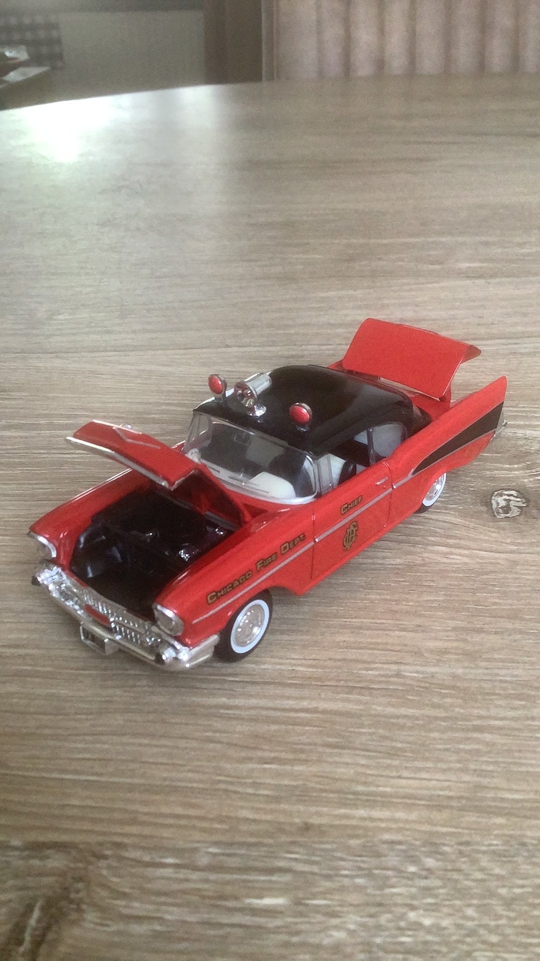 Corgi Bel Air Chevrolet Chicago Fire Chief, Ophalen, Nieuw, Auto, Corgi