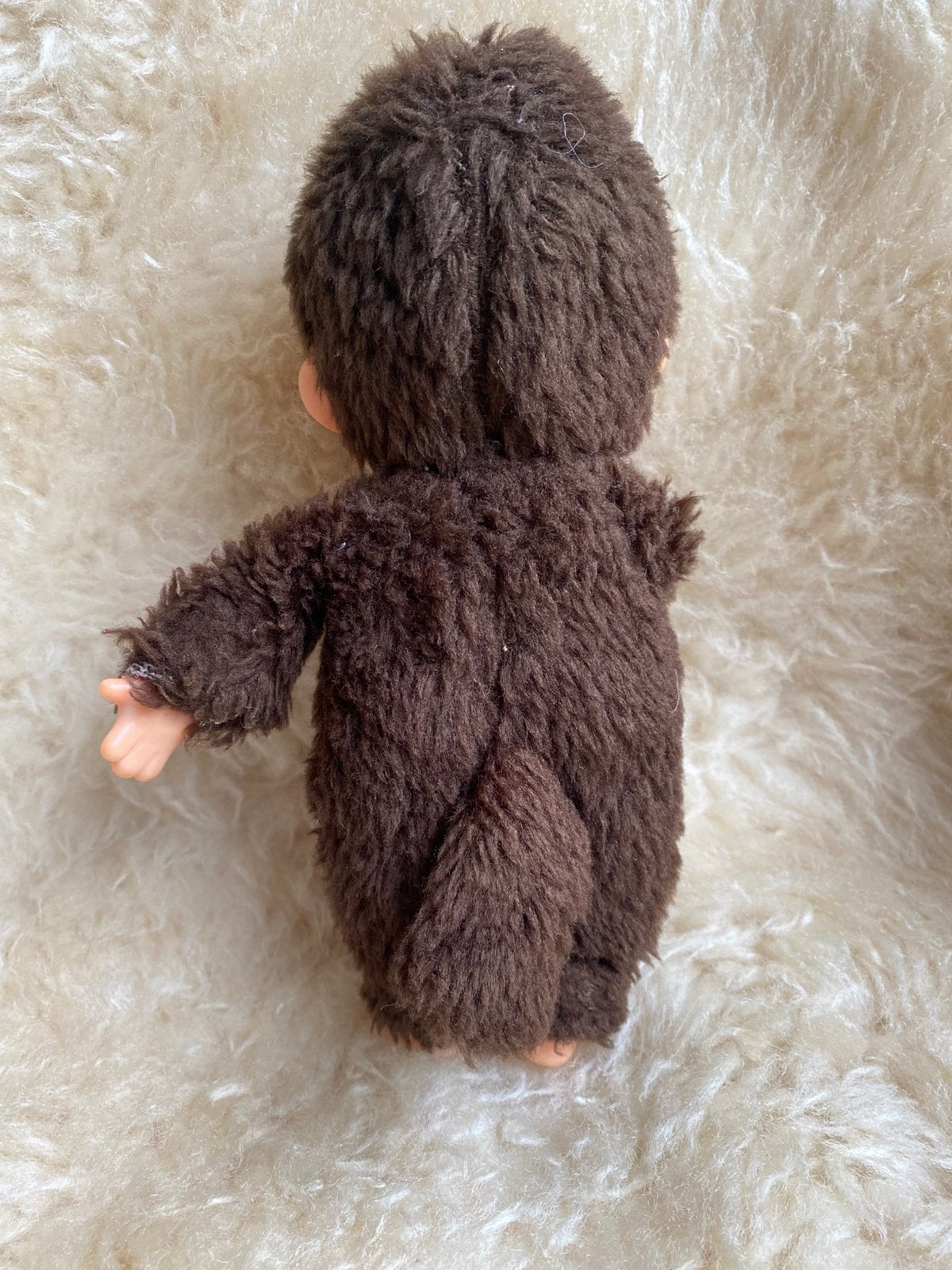2 verschillende vintage Monchhichi Sekiguchi monkey’s, Ophalen of Verzenden, Zo goed als nieuw, Pop