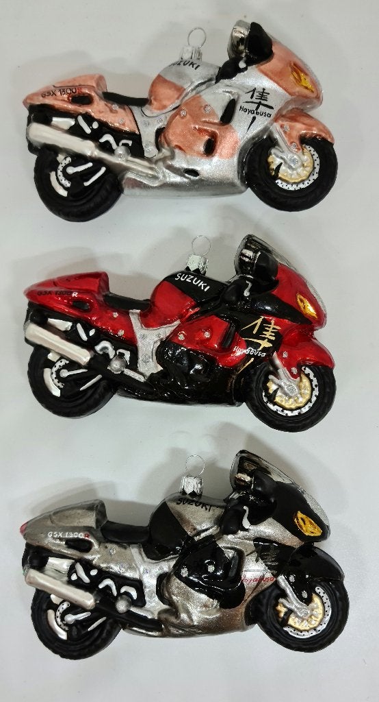 Kerst ornament van Suzuki Hayabusa 1999, Ophalen of Verzenden, Nieuw