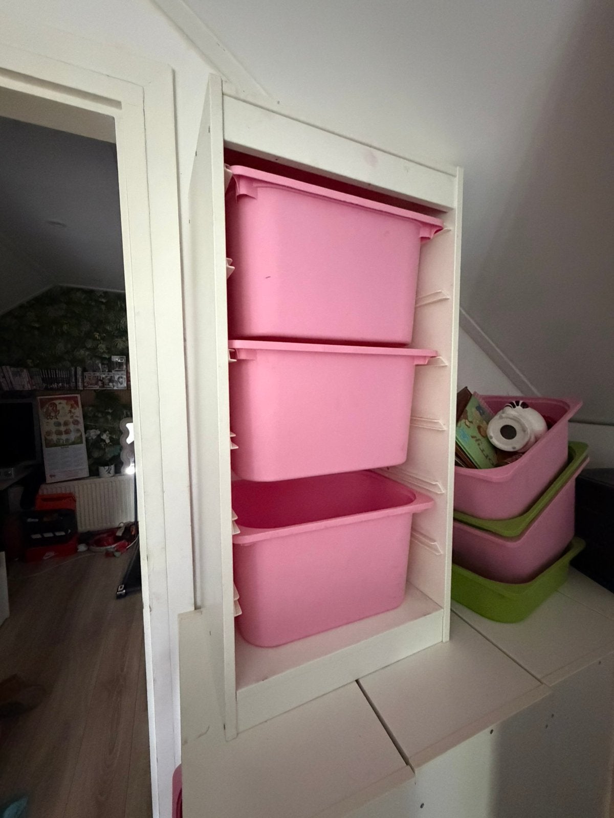 Ikea Trofast 5x inc bakken, Minder dan 50 cm, Ophalen of Verzenden, Zo goed als nieuw, Minder dan 100 cm