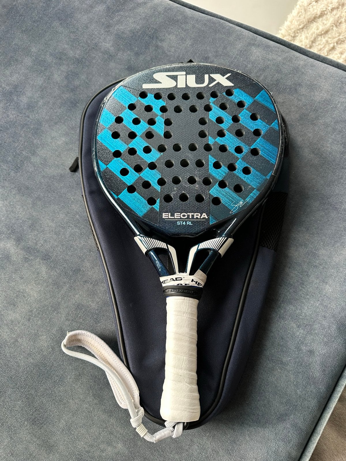 Special Edition Siux Electra ST 4 RL STUPA, Sport en Fitness, Padel, Ophalen of Verzenden, Gebruikt, Padelracket