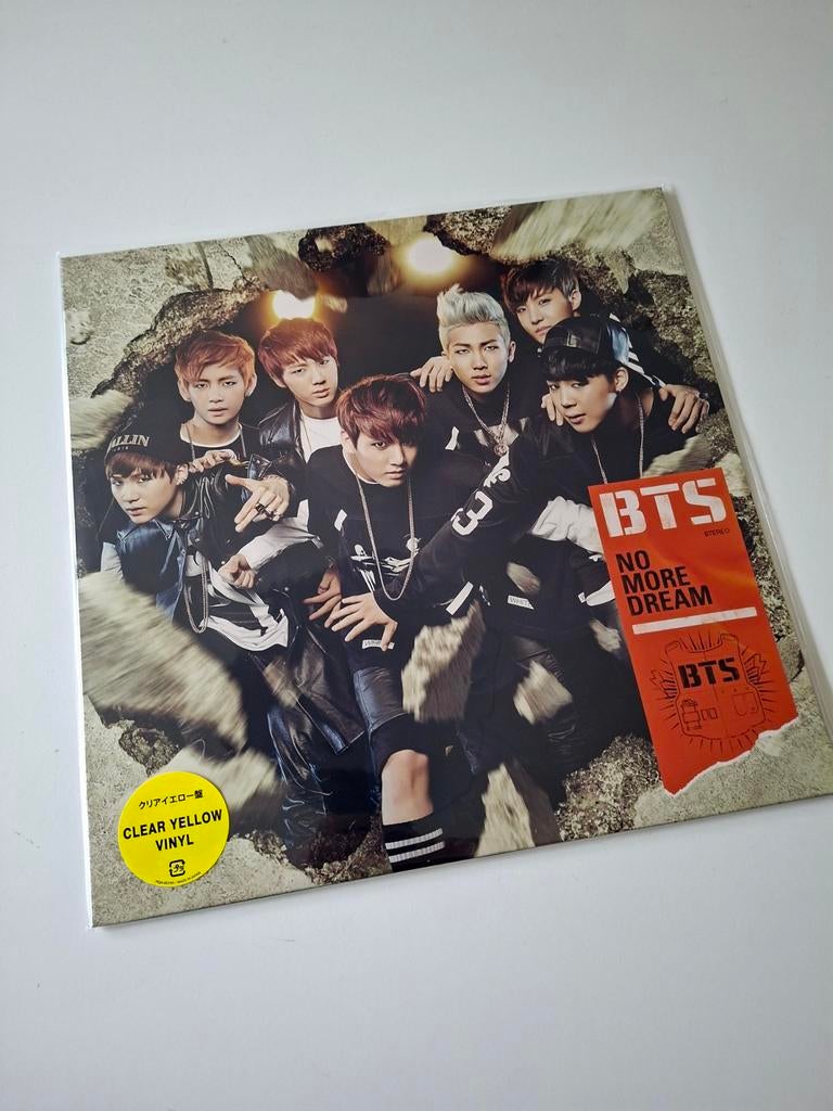 BTS - No More Dream  (Japan import) Clear Yellow Vinyl, Ophalen of Verzenden, 2020 tot heden, Nieuw in verpakking, 12 inch