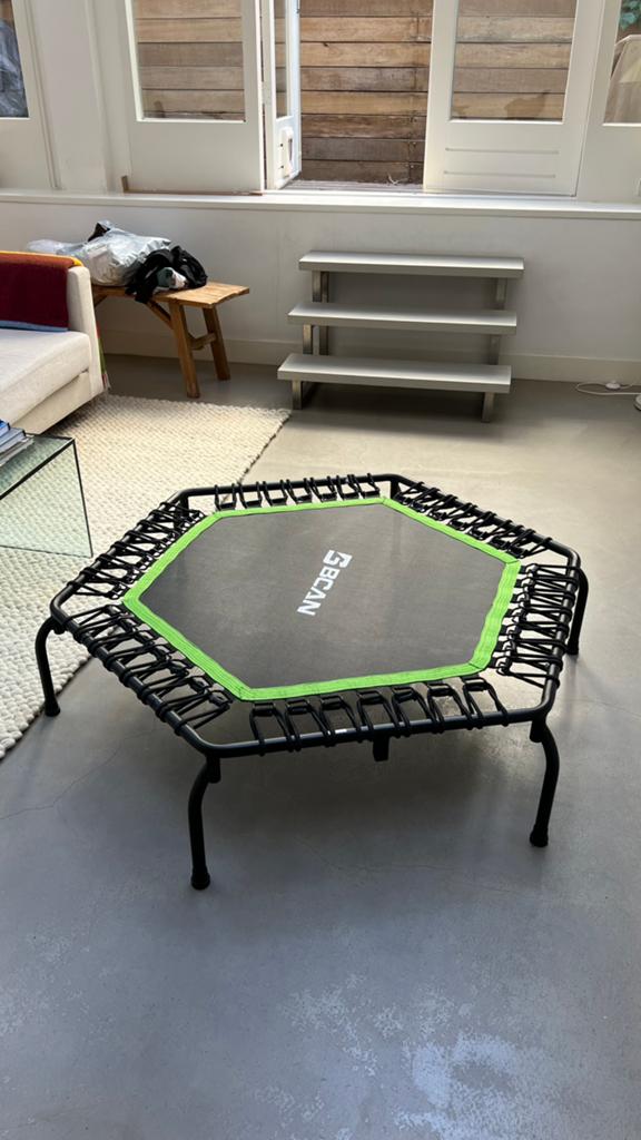 BCAN Fitness Trampoline Rebounder 122cm, Ophalen, Zo goed als nieuw, Overige typen