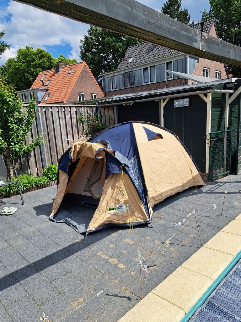 Eurotrail tent  Boston 2 van katoen, Ophalen, Nieuw, Tot en met 2