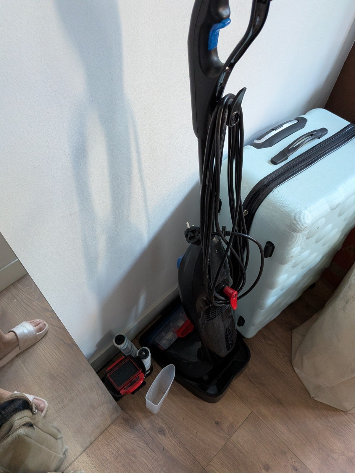 Vileda JetClean 3-in-1 Stofzuiger en Vloerreiniger, Witgoed en Apparatuur, Stofzuigers, Overige merken, Gebruikt, Dweilfunctie