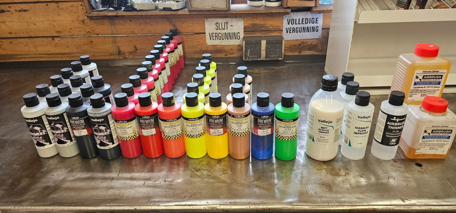 Uitgebreide Airbrush Set met Verf en Accessoires, Ophalen