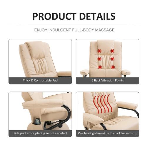 HOMCOM massage relaxstoel met voetenbank, Wendenstraße 309, 20537 Hamburg, Duitsland, HOMCOM / MH Handel GmbH, Minder dan 75 cm