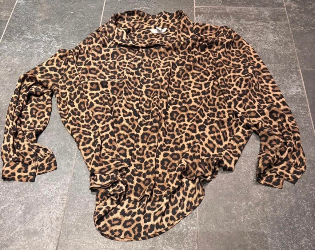 H&M tijger print  maat xl, Kleding | Dames, J, Bruin, Maat 46/48 (XL) of groter, Ophalen of Verzenden
