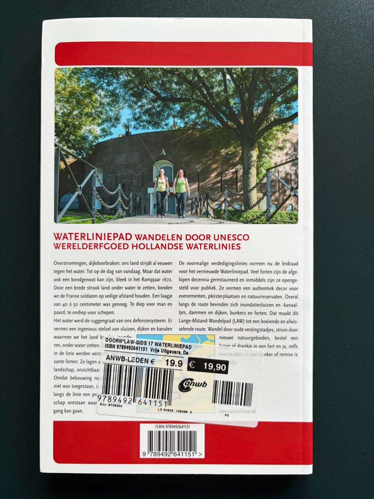 Waterliniepad Wandelgids - UNESCO Werelderfgoed, Boeken, Fiets- of Wandelgids, Nieuw, Ophalen of Verzenden, ANWB
