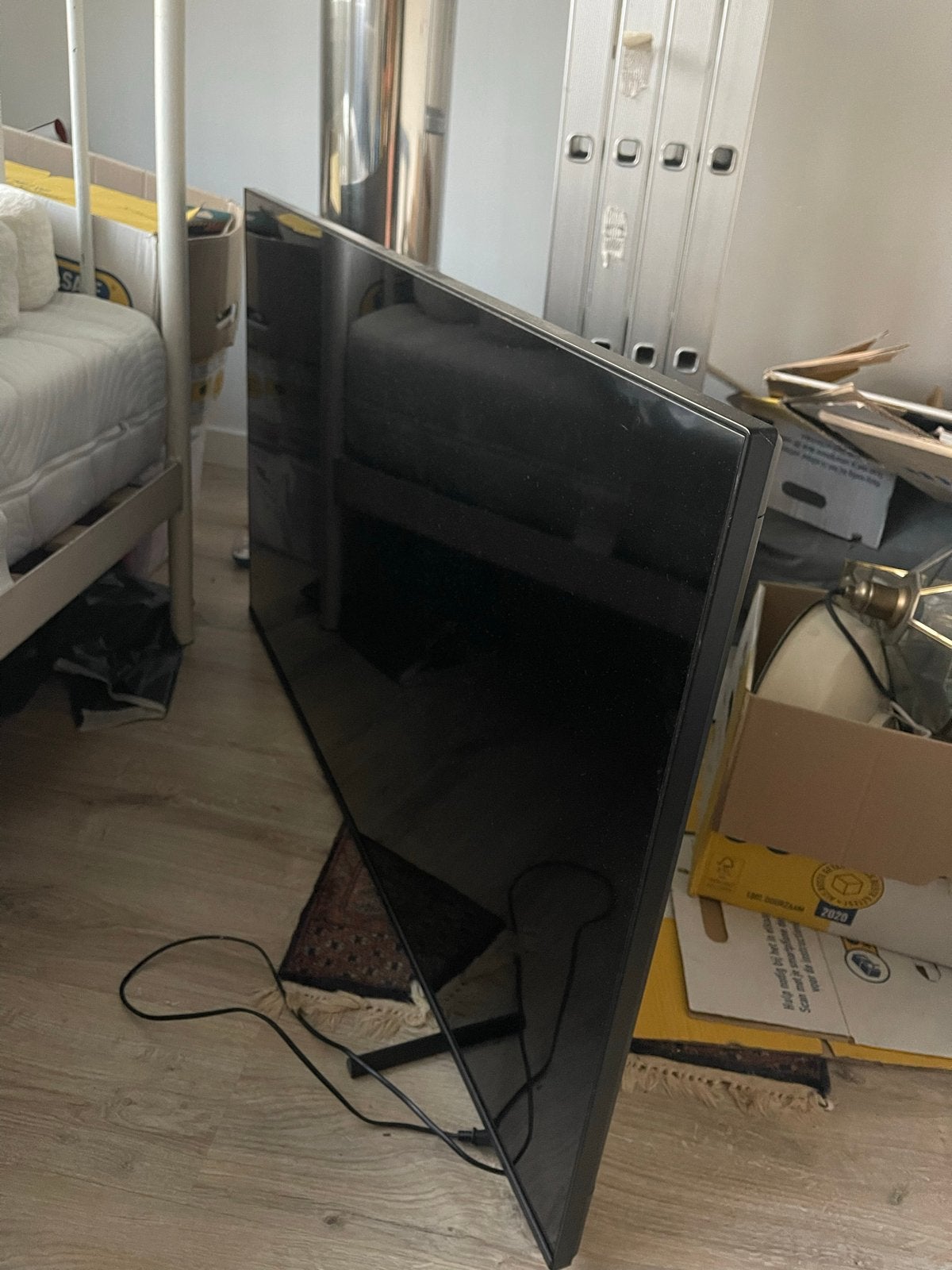 Philips 55 inch Ambilight TV met gebarsten scherm, Ophalen, Niet werkend, 100 cm of meer, Philips