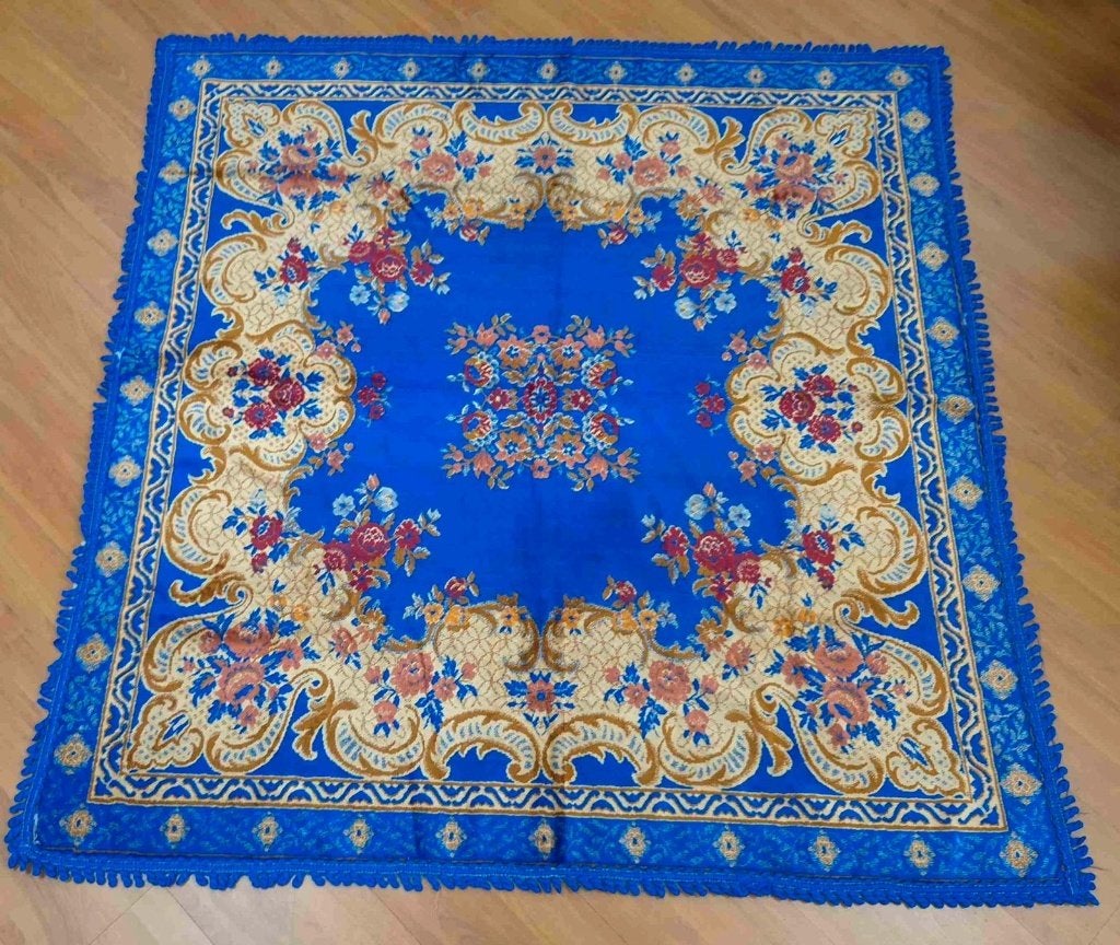 Leuk tafelkleed helder blauw 150/140 cm, Blauw, Djt@dejuistetoon.eu, Ophalen of Verzenden, Zo goed als nieuw