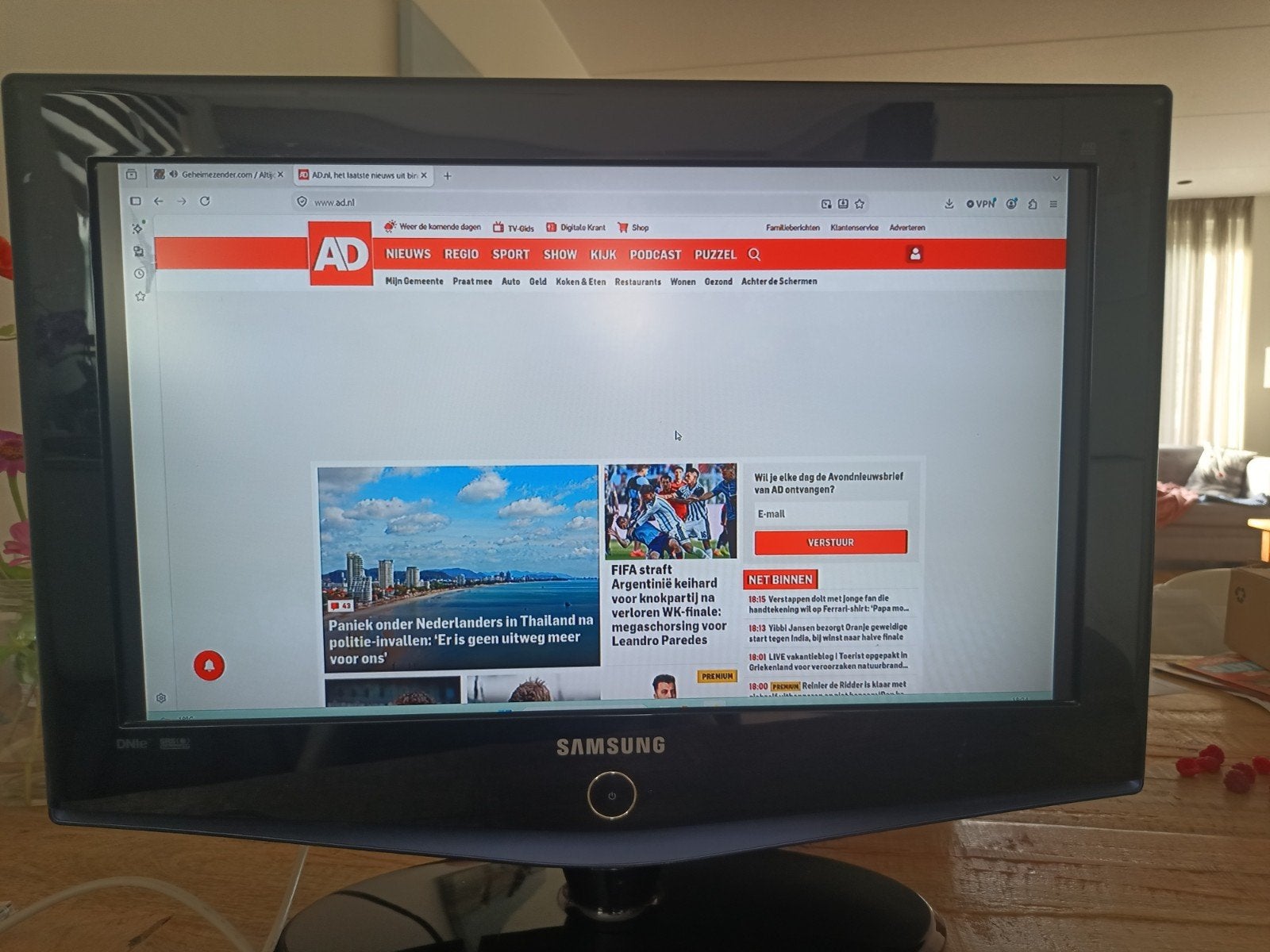 Samsung LE26R71B LCD TV - 26 inch, Ophalen, Gebruikt, 50 Hz, Samsung