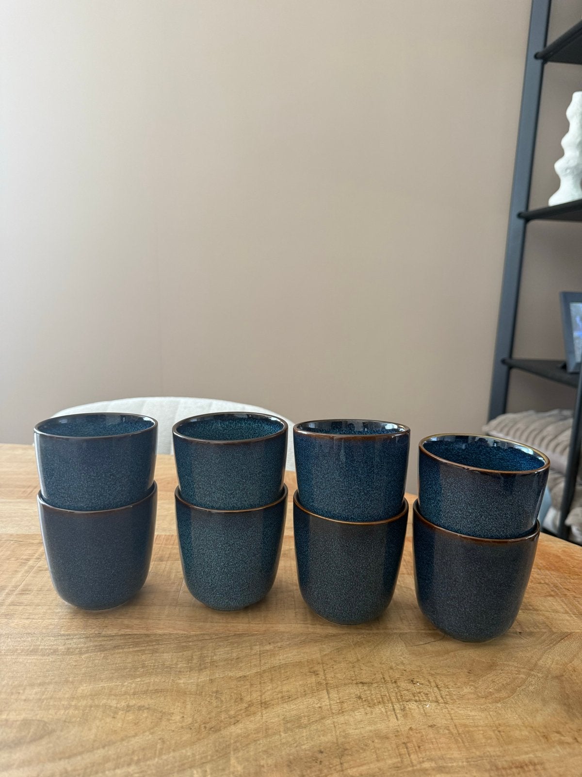 IKEA GLADELIG Servies blauw, Ophalen, Keramiek, IKEA, Zo goed als nieuw