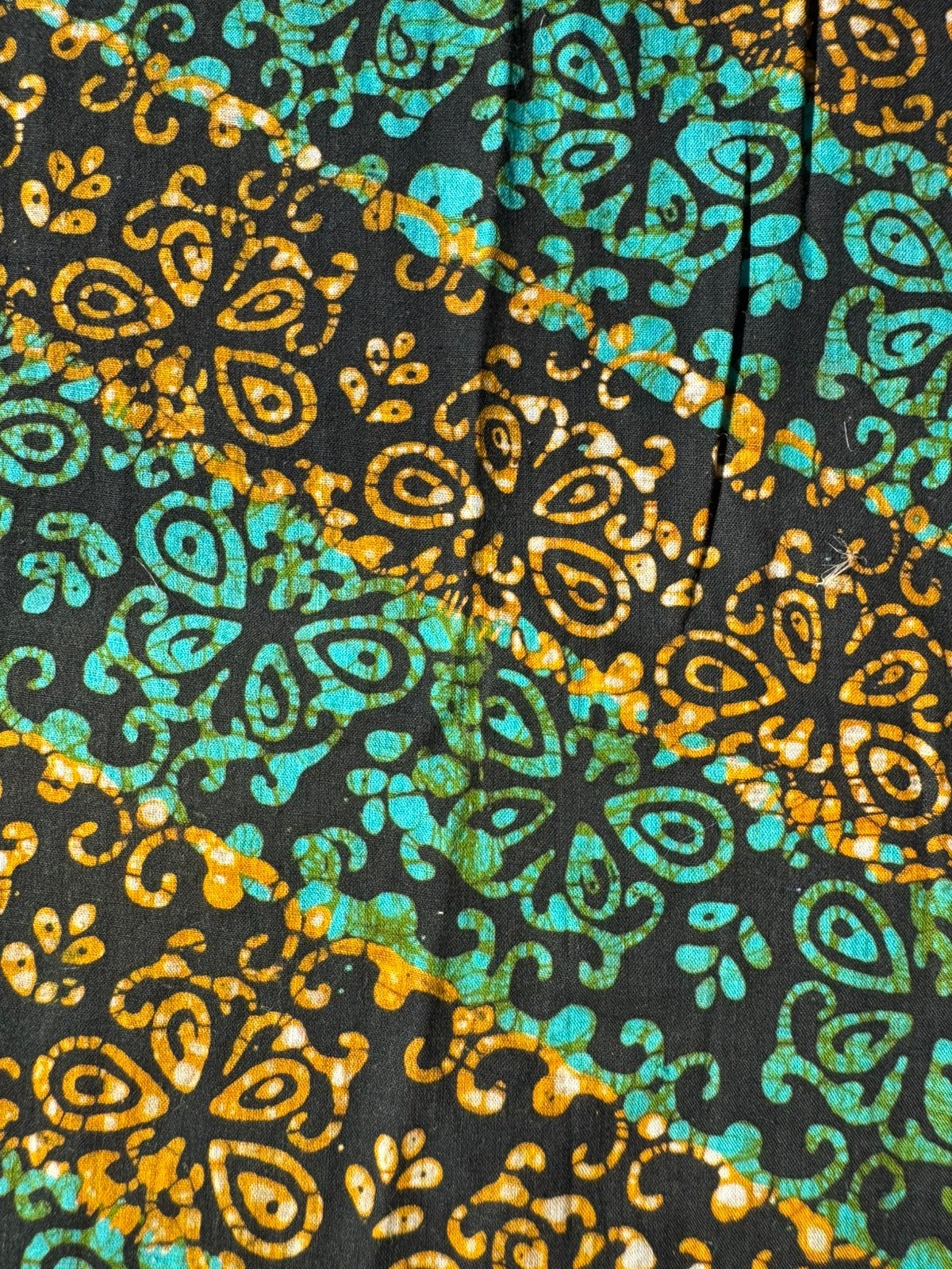 Handgemaakt Afrikaanse Batik Stof (3 Meter), 120 cm of meer, Ophalen of Verzenden, Zo goed als nieuw, Katoen