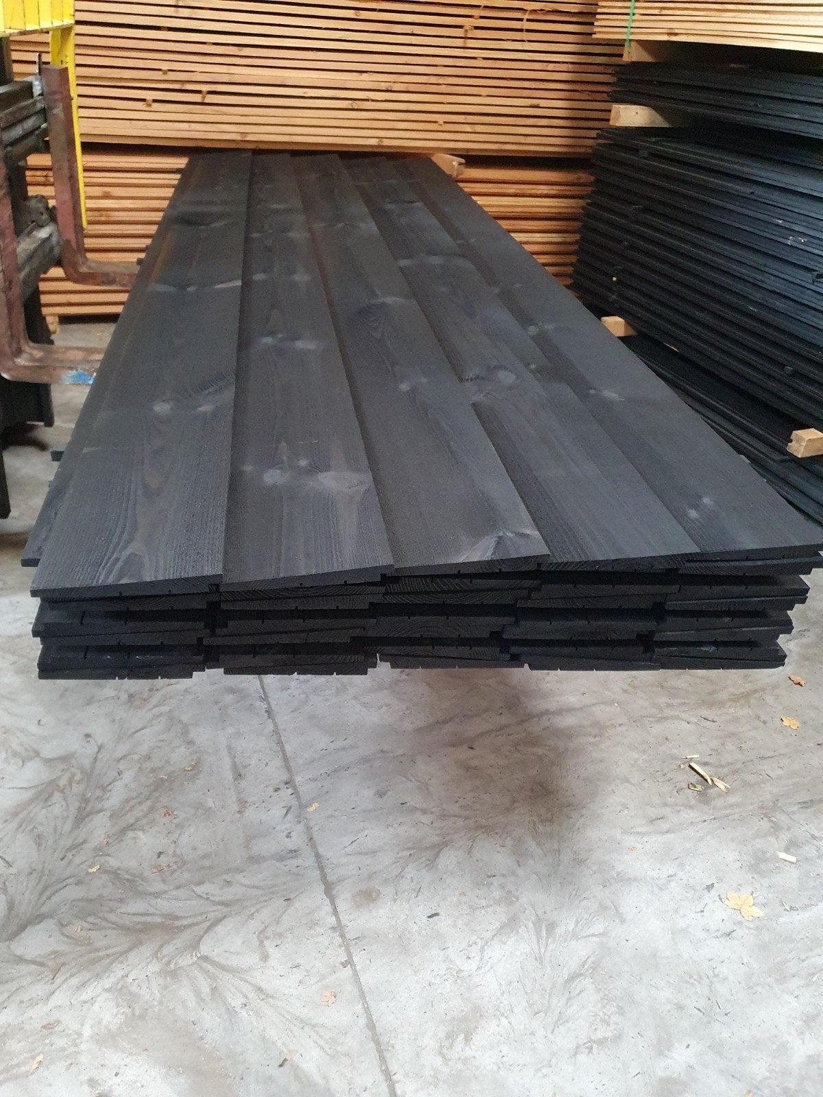 Te koop 40st zweeds rabat planken 3mtr gitzwart €400, Ophalen, Nieuw, 250 cm of meer, Planken