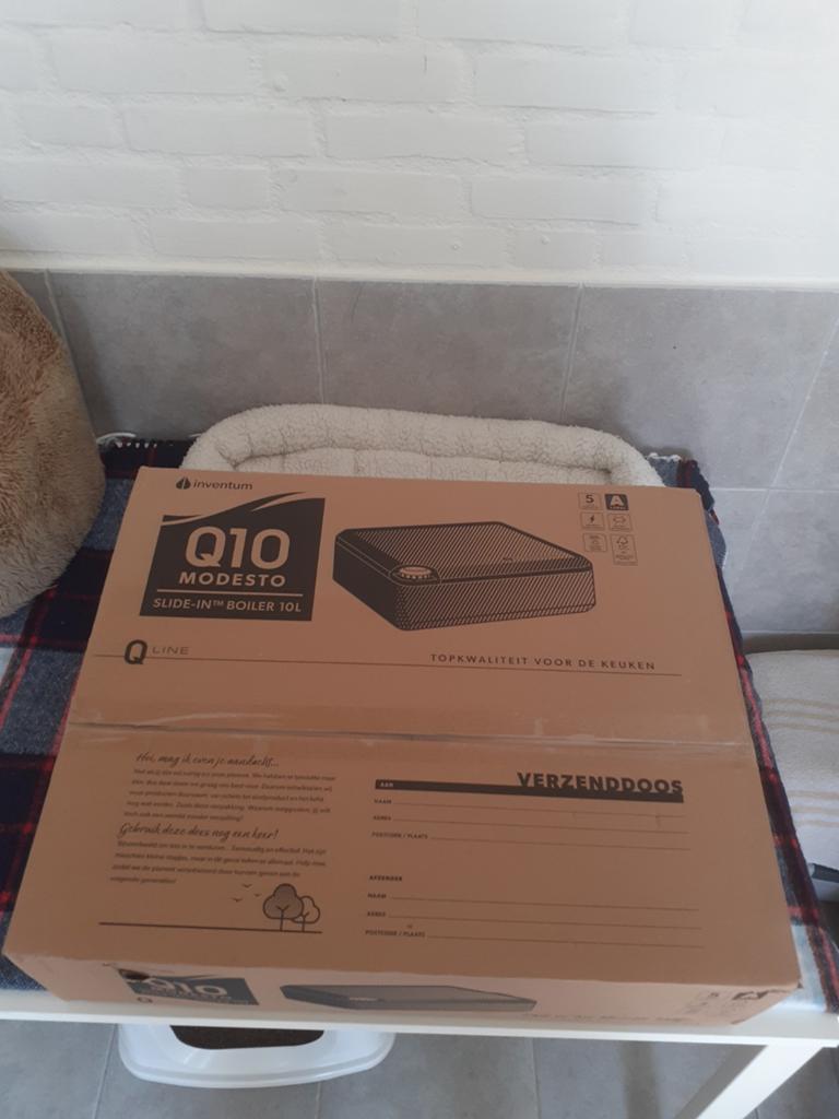 Te koop: inventum plintboiler  nieuw in doos !, Doe-het-zelf en Verbouw, Geisers en Boilers, Ophalen of Verzenden, Nieuw