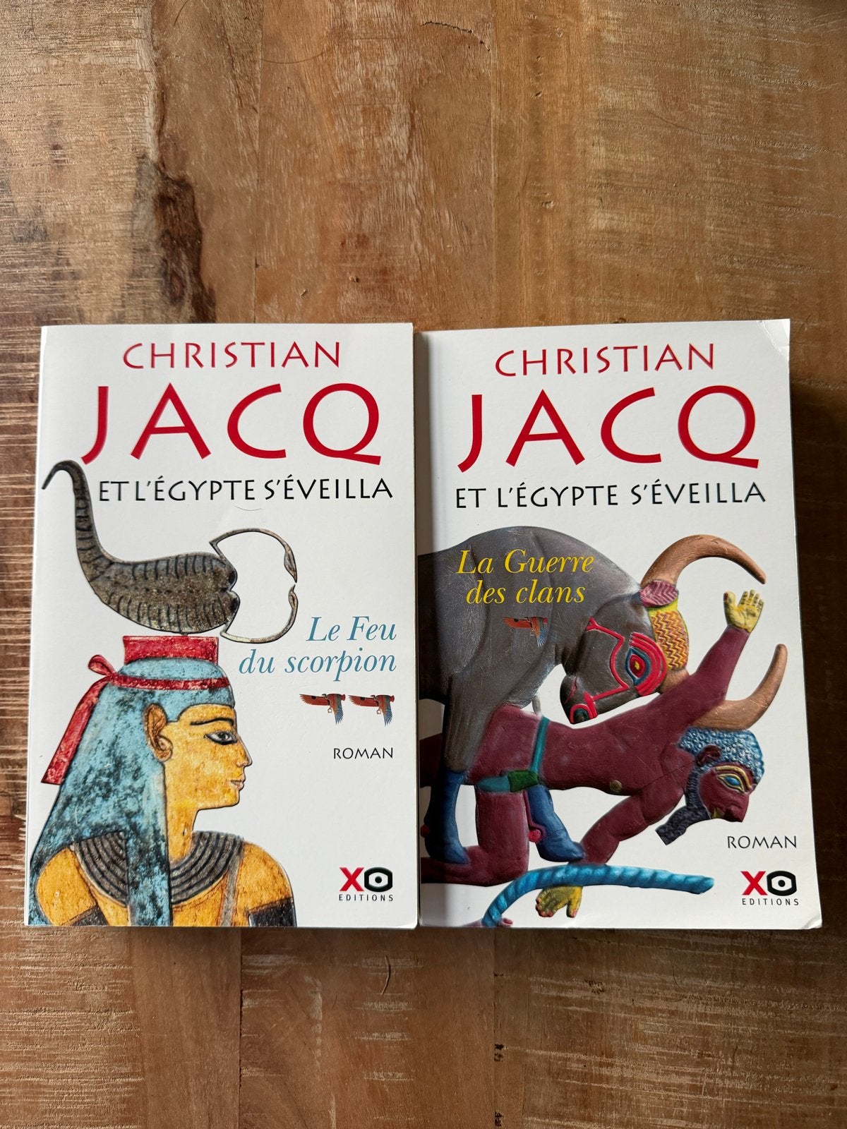 Christian Jacq - Et l'Égypte s'éveilla (2 boeken), Ophalen of Verzenden, Zo goed als nieuw, Europa overig