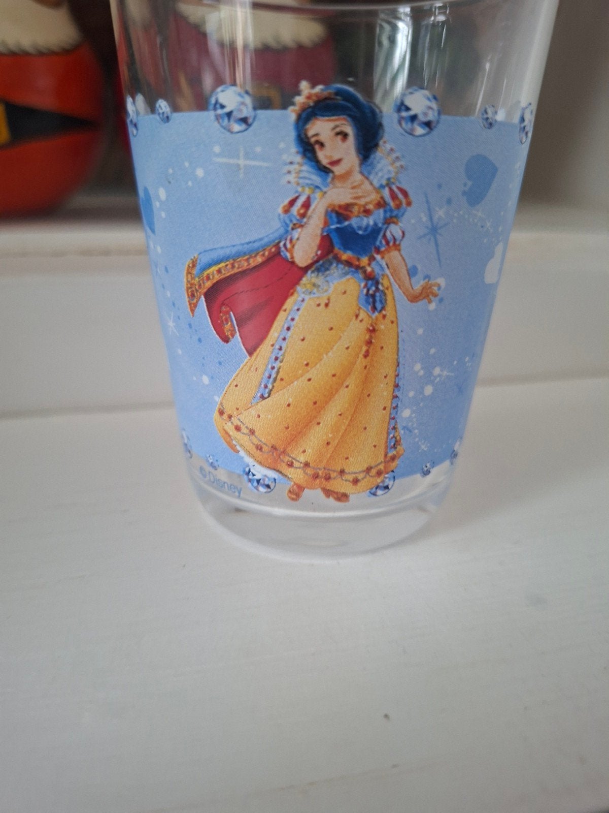 Mooi Disney Sneeuwwitje drinkglas - Princess Jewels, Verzamelen, Ophalen of Verzenden, Zo goed als nieuw