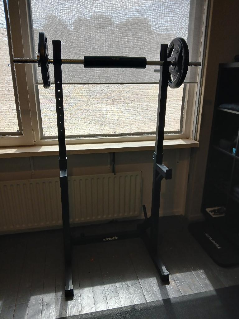 squatrek en halter, Ophalen, Krachtstation, Zo goed als nieuw, Metaal