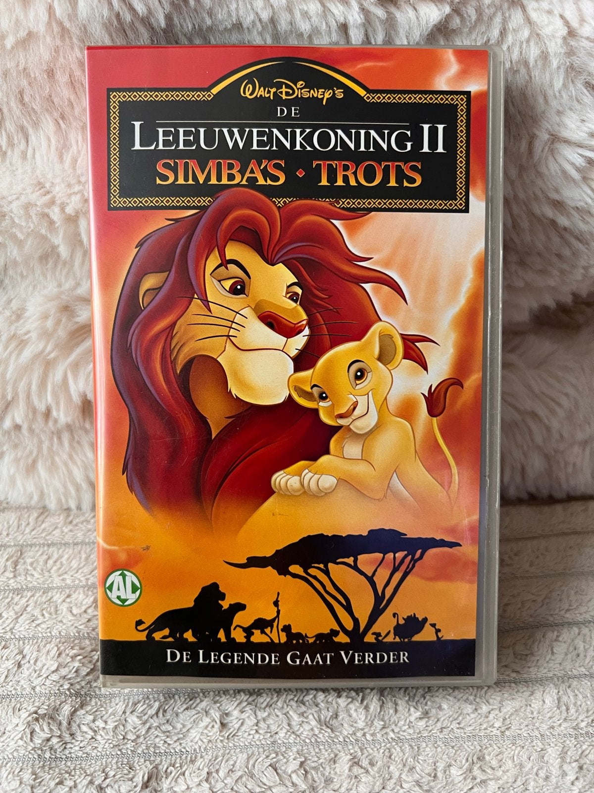 De Leeuwenkoning II: Simba's Trots - VHS Disney, Gebruikt, Alle leeftijden, Kinderfilm, VHS